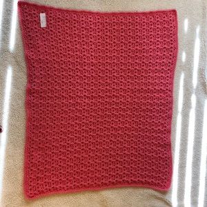 Crocheted throw